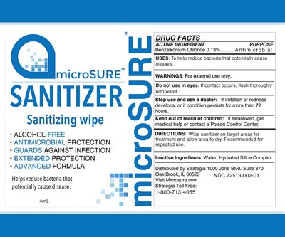4ml 72513-002-01 (002 01.microsure Sanitizer Str L Sani(wipes) Hs 02(6x5)label1.29 01)